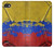 W3306 Colombia Flag Vintage Football Graphic Hard Case and Leather Flip Case For LG Q6