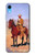 W0772 Cowboy Western Hard Case and Leather Flip Case For iPhone XR