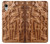 W1307 Fish Wood Carving Graphic Printed Hard Case and Leather Flip Case For iPhone XR