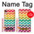 W2362 Rainbow Colorful Shavron Zig Zag Pattern Hard Case and Leather Flip Case For iPhone XR