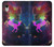 W2486 Rainbow Unicorn Nebula Space Hard Case and Leather Flip Case For iPhone XR