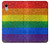 W2683 Rainbow LGBT Pride Flag Hard Case and Leather Flip Case For iPhone XR