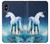 W1130 Unicorn Horse Hard Case and Leather Flip Case For iPhone X, iPhone XS