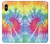 W1697 Tie Dye Colorful Graphic Printed Hard Case and Leather Flip Case For iPhone X, iPhone XS