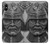 W1827 Japan Samurai Helmet Hard Case and Leather Flip Case For iPhone X, iPhone XS