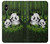 W2441 Panda Family Bamboo Forest Hard Case and Leather Flip Case For iPhone X, iPhone XS