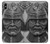 W1827 Japan Samurai Helmet Hard Case and Leather Flip Case For iPhone XS Max