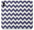 W2345 Navy Blue Shavron Zig Zag Pattern Hard Case and Leather Flip Case For iPhone XS Max