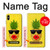 W2443 Funny Pineapple Sunglasses Kiss Hard Case and Leather Flip Case For iPhone XS Max