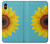 W3039 Vintage Sunflower Blue Hard Case and Leather Flip Case For iPhone XS Max