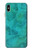 W3147 Aqua Marble Stone Hard Case and Leather Flip Case For iPhone XS Max