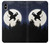 W3323 Flying Elephant Full Moon Night Hard Case and Leather Flip Case For iPhone XS Max