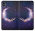 W3324 Crescent Moon Galaxy Hard Case and Leather Flip Case For iPhone XS Max