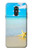 W0911 Relax at the Beach Hard Case and Leather Flip Case For LG Q Stylo 4, LG Q Stylus