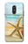 W1117 Starfish on the Beach Hard Case and Leather Flip Case For LG Q Stylo 4, LG Q Stylus