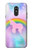 W3070 Rainbow Unicorn Pastel Sky Hard Case and Leather Flip Case For LG Q Stylo 4, LG Q Stylus