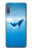 W0843 Blue Whale Hard Case and Leather Flip Case For Samsung Galaxy A7 (2018)