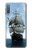 W1096 Sailing Ship in an Ocean Hard Case and Leather Flip Case For Samsung Galaxy A7 (2018)