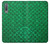 W2704 Green Fish Scale Pattern Graphic Hard Case and Leather Flip Case For Samsung Galaxy A7 (2018)