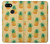 W3258 Pineapple Pattern Hard Case and Leather Flip Case For Google Pixel 3