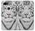 W2553 White Tiger Hard Case and Leather Flip Case For Google Pixel 3 XL