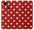 W2951 Red Polka Dots Hard Case and Leather Flip Case For Google Pixel 3 XL