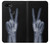 W3101 X-ray Peace Sign Fingers Hard Case and Leather Flip Case For Google Pixel 3 XL