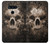 W0552 Skull Hard Case and Leather Flip Case For LG V40, LG V40 ThinQ