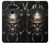 W1027 Hardcore Metal Skull Hard Case and Leather Flip Case For LG V40, LG V40 ThinQ