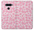 W2213 Pink Leopard Pattern Hard Case and Leather Flip Case For LG V40, LG V40 ThinQ