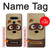 W2825 Cute Cartoon Raccoon Hard Case and Leather Flip Case For LG V40, LG V40 ThinQ