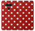 W2951 Red Polka Dots Hard Case and Leather Flip Case For LG V40, LG V40 ThinQ