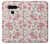 W3095 Vintage Rose Pattern Hard Case and Leather Flip Case For LG V40, LG V40 ThinQ