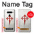 W3200 Order of Santiago Cross of Saint James Hard Case and Leather Flip Case For LG V40, LG V40 ThinQ