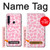 W2213 Pink Leopard Pattern Hard Case and Leather Flip Case For Samsung Galaxy A9 (2018), A9 Star Pro, A9s