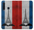 W2859 Vintage France Flag Eiffel Tower Hard Case and Leather Flip Case For Samsung Galaxy A9 (2018), A9 Star Pro, A9s