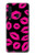 W2933 Pink Lips Kisses on Black Hard Case and Leather Flip Case For Samsung Galaxy A9 (2018), A9 Star Pro, A9s