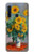 W2937 Claude Monet Bouquet of Sunflowers Hard Case and Leather Flip Case For Samsung Galaxy A9 (2018), A9 Star Pro, A9s