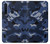 W2959 Navy Blue Camo Camouflage Hard Case and Leather Flip Case For Samsung Galaxy A9 (2018), A9 Star Pro, A9s