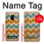 W3033 Vintage Wood Chevron Graphic Printed Hard Case and Leather Flip Case For Samsung Galaxy A8 (2018)