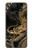 W0426 Gold Dragon Hard Case and Leather Flip Case For Samsung Galaxy S10 Plus