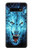 W0752 Blue Fire Grim Wolf Hard Case and Leather Flip Case For Samsung Galaxy S10 Plus