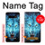 W0752 Blue Fire Grim Wolf Hard Case and Leather Flip Case For Samsung Galaxy S10 Plus