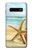 W1117 Starfish on the Beach Hard Case and Leather Flip Case For Samsung Galaxy S10 Plus