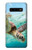 W1377 Ocean Sea Turtle Hard Case and Leather Flip Case For Samsung Galaxy S10 Plus