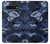 W2959 Navy Blue Camo Camouflage Hard Case and Leather Flip Case For Samsung Galaxy S10 Plus