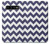 W2345 Navy Blue Shavron Zig Zag Pattern Hard Case and Leather Flip Case For Samsung Galaxy S10