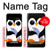 W2631 Cute Baby Penguin Hard Case and Leather Flip Case For Samsung Galaxy S10