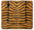 W0576 Tiger Skin Hard Case and Leather Flip Case For Samsung Galaxy J6+ (2018), J6 Plus (2018)