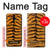 W0576 Tiger Skin Hard Case and Leather Flip Case For Samsung Galaxy J6+ (2018), J6 Plus (2018)